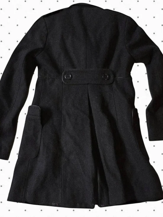 American Rag Cie double breasted button down wool blend trench coat - Picture 5 of 7